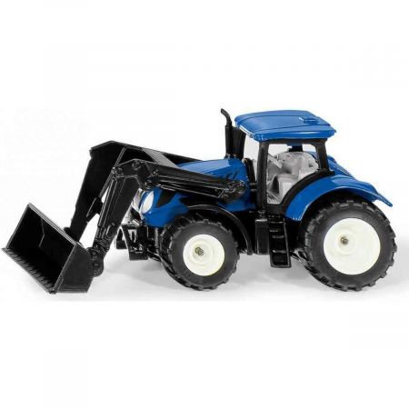 SIKU Blister - traktor New Holland s předním nakladačem