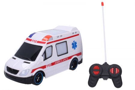 Auto sanitka RC na dálkové olvádání 21 cm
