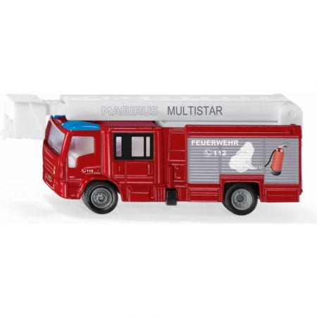 SIKU Super Hasiči Magirus Multistar s teleskopickou plošinou