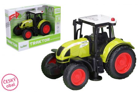 Traktor na setrvačník s efekty 18 cm - Český obal
