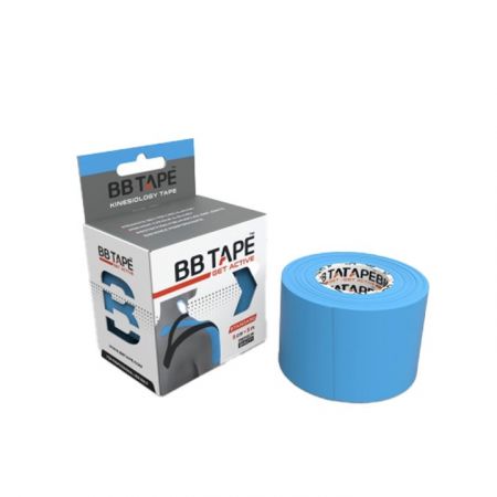 BB Tape Kineziologický tejp - light blue - 5 cm x 5 m
