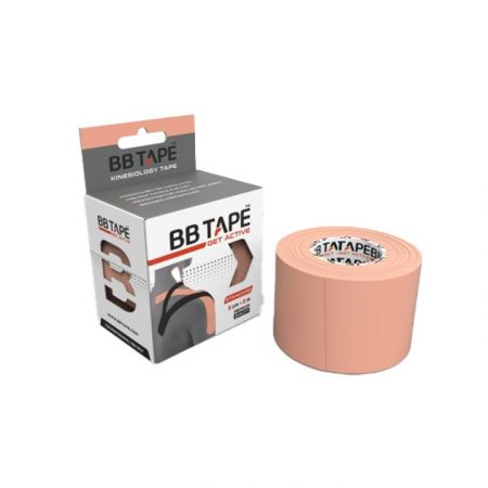 BB Tape Kineziologický tejp - 5 m x 5 cm Barva: béžová
