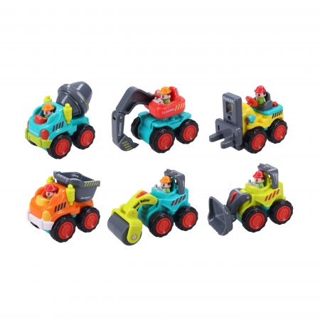 Auto - Stavební stroj s panáčkem 7 cm