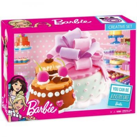 Barbie RB COLOUR Modelína - Dortíky kreativní sada