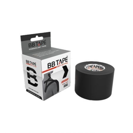 BB Tape Kineziologický tejp - 5 m x 5 cm Barva: černá