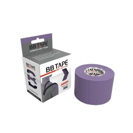 BB Tape Kineziologický tejp - 5 m x 5 cm Barva: světle fialová