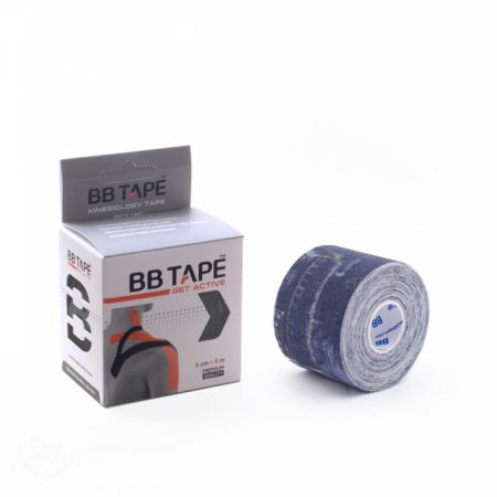 BB Tape Kineziologický tejp - 5 m x 5 cm Barva: jeans
