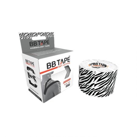 BB Tape Kineziologický tejp - 5 m x 5 cm Barva: zebra