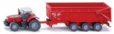 SIKU Farmer - Traktor Massey Ferguson s přívěsem, měřítko 1:87 DS81061941
