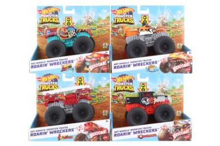 Hot Wheels Monster trucks svítící a rámusící vrak HDX60 TV DS43210006
