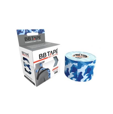 BB Tape Kineziologický tejp - camo blue - 5 cm x 5 m