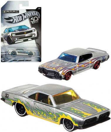 MATTEL HOT WHEELS Auto angličák 50. výročí Zamac Flames různé druhy kov DS60911590