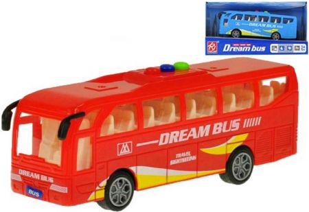 Autobus 16cm na setrvačník na baterie různé barvy Světlo Zvuk DS38350038