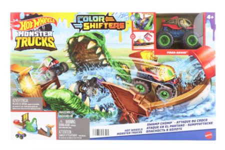 Hot Wheels Monster Trucks color shifters zuřivý krokodýl HGV14TV DS24455479