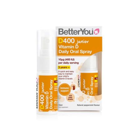 BetterYou Ltd BETTER YOU Vitamín D400 Junior orální sprej 15 ml