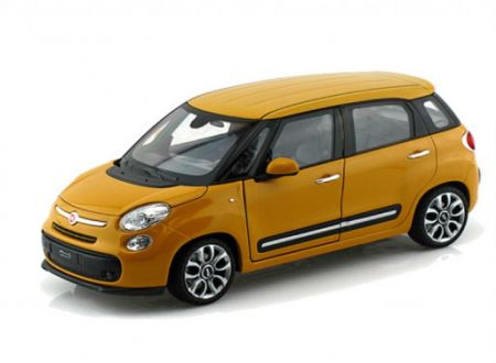 Welly Fiat 500L 2013, Žlutý 1:24