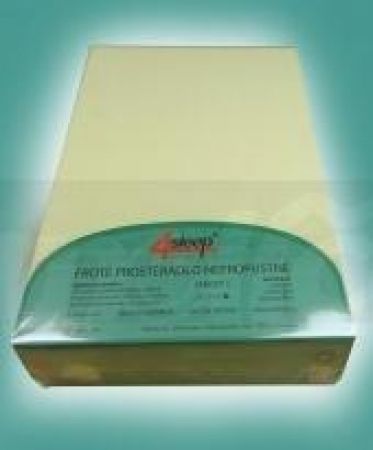 Nepropustné prostěradlo 4 sleep 70 x 120 cm froté žluté