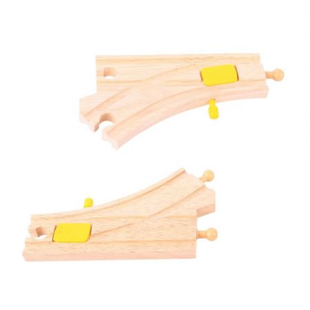 Bigjigs Rail Přehazovací výhybka 2 ks DS73665112