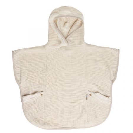 BÉBÉ-JOU froté pončo Pure Cotton Sand