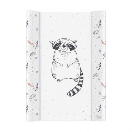 CEBA BABY přebalovací podložka DVOJHRANNÁ TVRDÁ COMFORT 50x80cm Raccoon