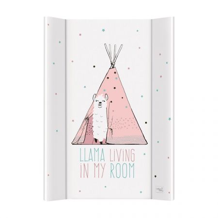 CEBA BABY přebalovací podložka DVOJHRANNÁ TVRDÁ COMFORT 50x70cm Lolly Polly Lama
