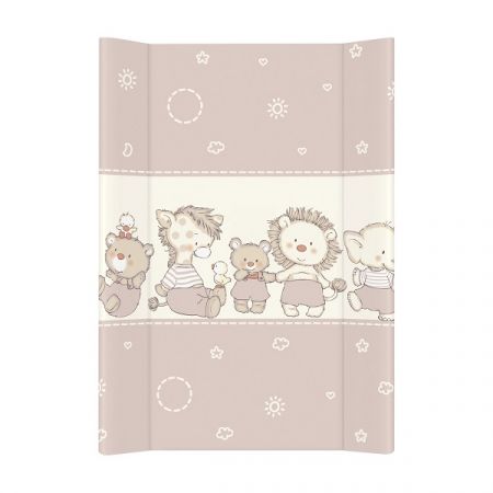 CEBA BABY přebalovací podložka DVOJHRANNÁ TVRDÁ COMFORT 50x70cm Kachničky Hnědá
