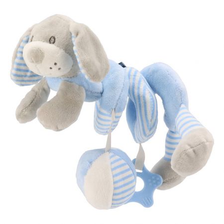 Hračka na postýlku Spirála Baby Mix pes modrý