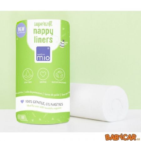 BAMBINO MIO separační vložky SUPERSOFT MIO LINERS 100listů