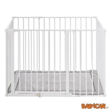 BABYDAN dětská ohrádka s matrací SQUARE PLAYPEN Bílá