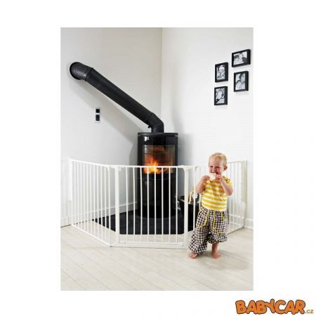 BABYDAN prostorová zábrana FLEX L 90-225cm Bílá