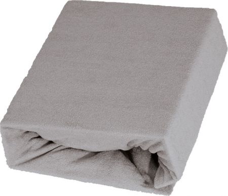Prostěradlo Cosing do postýlky froté na gumu - 120x60 cm - šedé