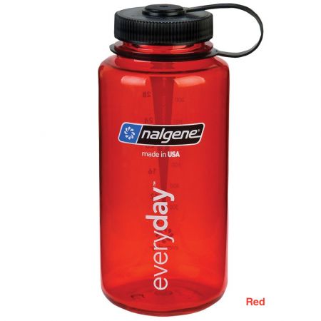 Nalgene Wide-Mouth 1000 ml, Tritan Red