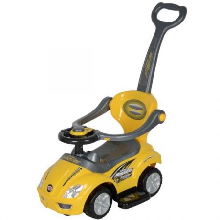 Baby Mix odrážedlo auto Mega car 3v1 – Žluté