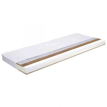 DANPOL Dětská matrace kokos/molitan/kokos 120 x 60 x 8 cm LUX - bílá
