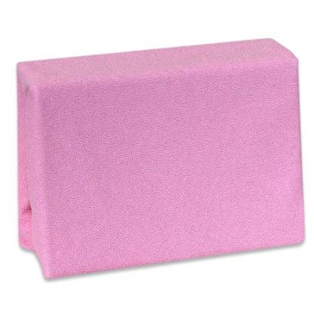 Prostěradlo Cosing do postýlky froté na gumu - 120x60 cm - růžové