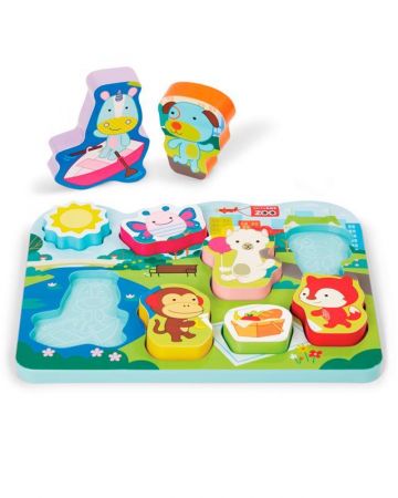 SKIPHOP SKIP HOP Zoo Puzzle vkládací Park Pals 12m +