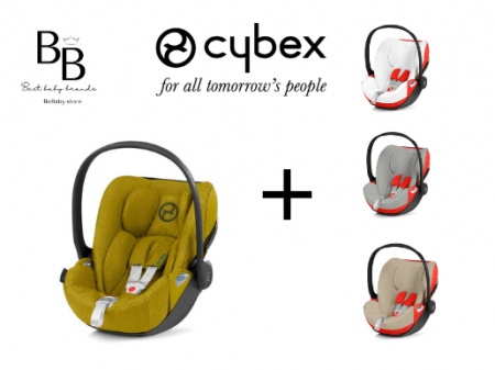 Výhodný set Cybex autosedačka CLOUD Z PLUS + LETNÍ POTAH 2022 Mustard Yellow