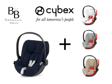 Výhodný set Cybex autosedačka CLOUD Z PLUS + LETNÍ POTAH 2022 Navy Blue