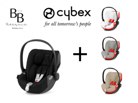 Výhodný set Cybex autosedačka CLOUD Z PLUS + LETNÍ POTAH 2022 Deep Black