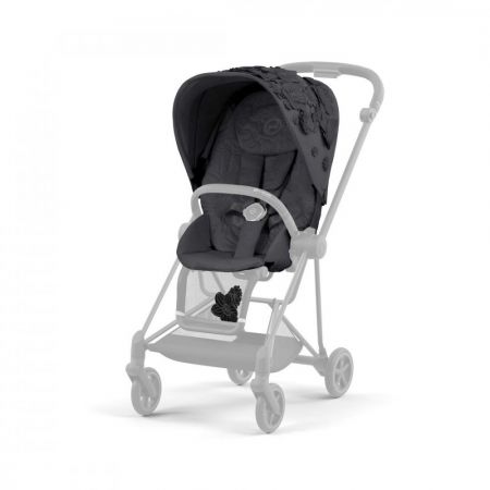 Barevný set ke kočárku Cybex MIOS 3.0 SEAT PACK 2022 - limitovaná kolekce SIMPLY FLOWERS Grey