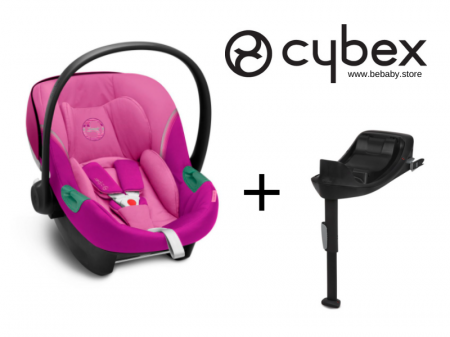 Výhodný set autosedačka Cybex Aton S2 + base ONE 2022 Magnolia Pink