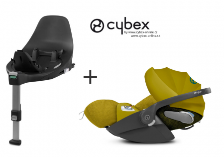 Autosedačka Cybex CLOUD Z PLUS  I-SIZE + základna do auta BASE Z 2022 Mustard Yellow