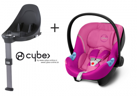 Autosedačka Cybex ATON M + základna do auta BASE M 2022 Magnolia Pink