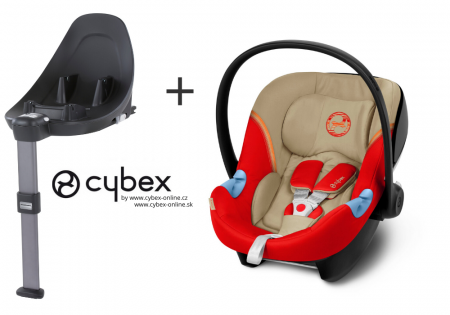 Autosedačka Cybex ATON M + základna do auta BASE M 2022 Autumn Gold