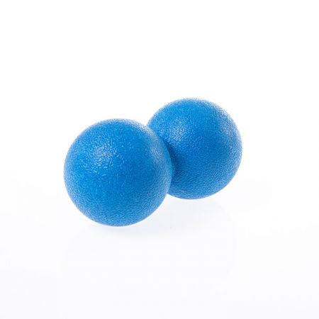 beUnik Duoball Masážní míč dvojitý, barva: modrá