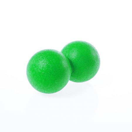 beUnik Duoball Masážní míč dvojitý, barva: zelená