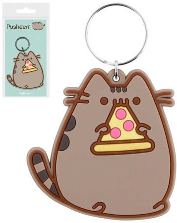 Klíčenka Pusheen Pizza 6cm přívěsek na klíče gumový DS50750148