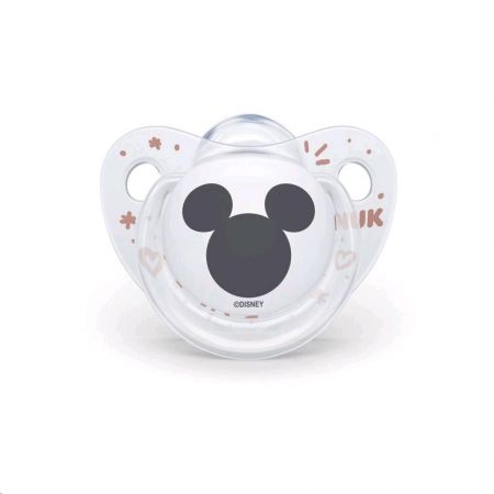 NUK Dudlík 6-18m, Mickey šedý