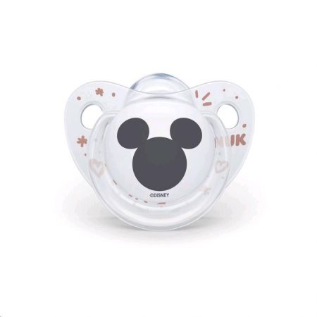 NUK Dudlík 6-18m, Mickey šedý