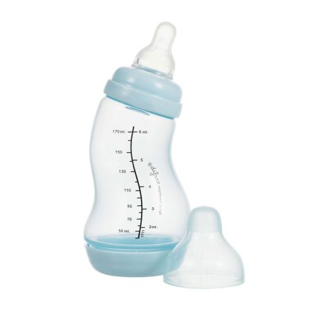 Kojenecká S-lahvička Difrax. antikolik, modrá, 170ml Barva: modré